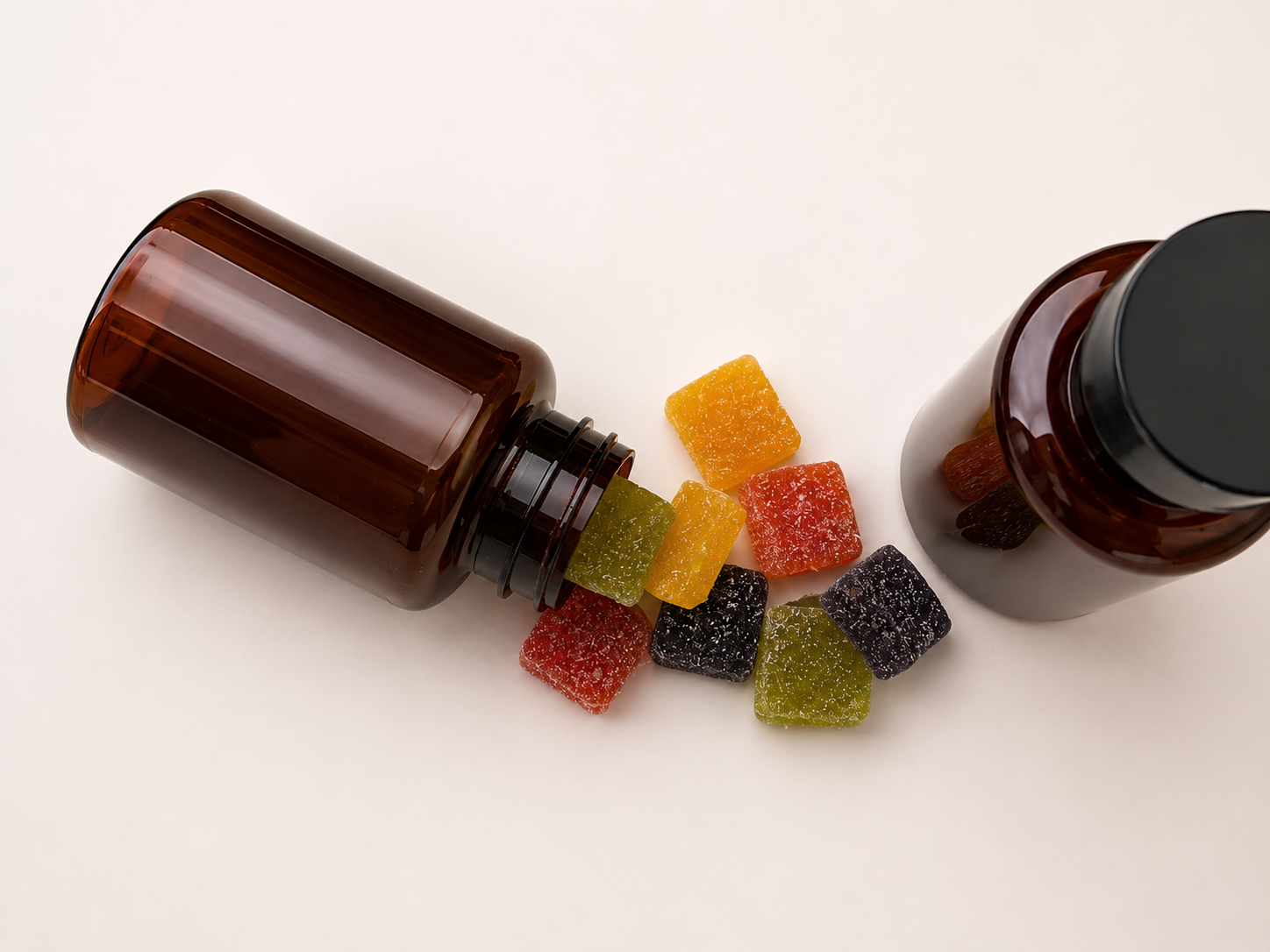 Colorful gummies for private label manufacturing